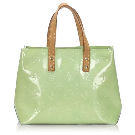 louis vuitton green vernis leather|Reade PM Monogram Vernis Leather .